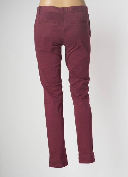 Pantalon chino rouge DDP pour femme