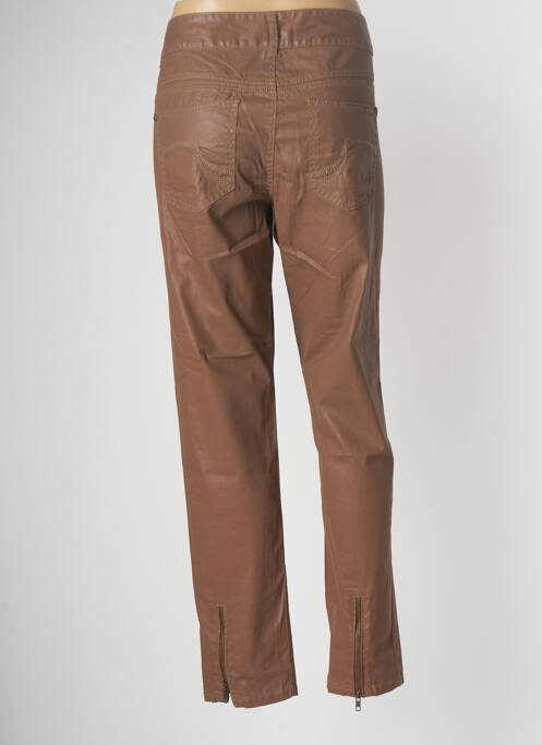 Pantalon slim marron DDP pour femme