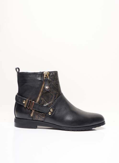 Bottines/Boots noir COULEUR POURPRE pour femme