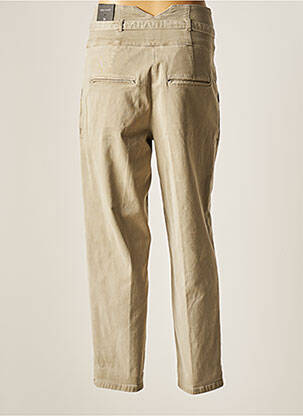 Pantalon droit taille haute taille haute vert MARC AUREL femme