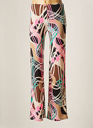 Pantalon flare marron AU SOLEIL DE ST TROPEZ pour femme