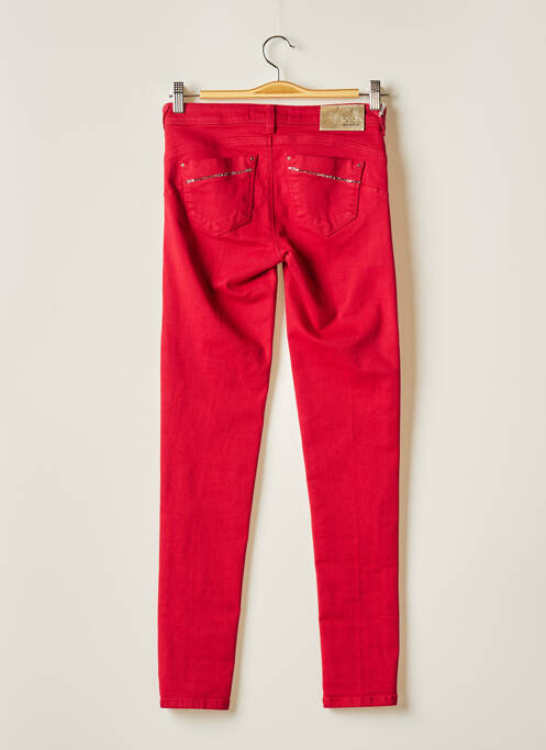 Jeans coupe slim rouge KOCCA pour femme