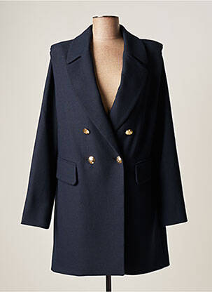Manteau long bleu CAROLINE BISS pour femme