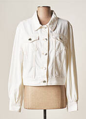 Veste en jean blanc TWINSET pour femme seconde vue