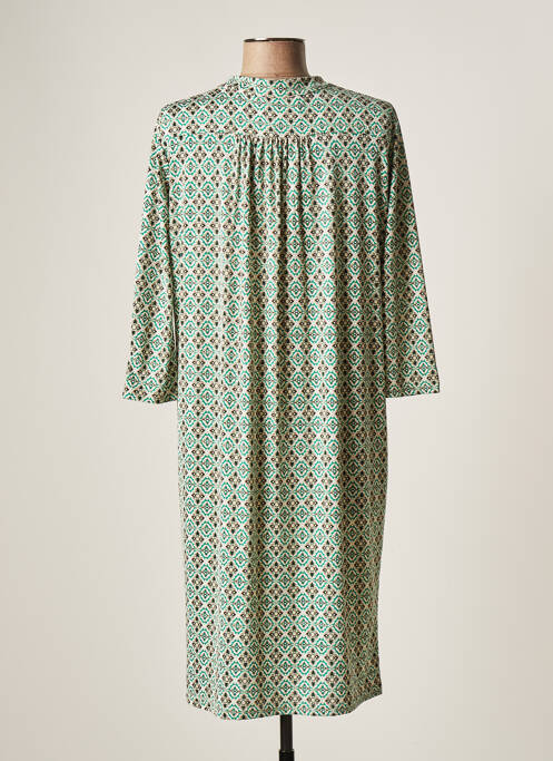 Robe mi-longue vert AU SOLEIL DE ST TROPEZ femme