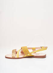 Sandales/Nu pieds jaune CRAIE pour femme seconde vue