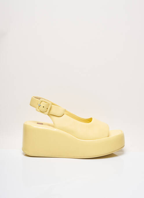 Sandales/Nu pieds jaune HOGL pour femme