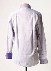 Chemise manches longues violet CAP 10 TEN pour homme seconde vue