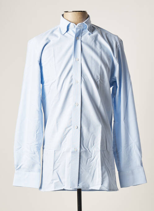 Chemise manches longues bleu HAVE A NICE DAY pour homme