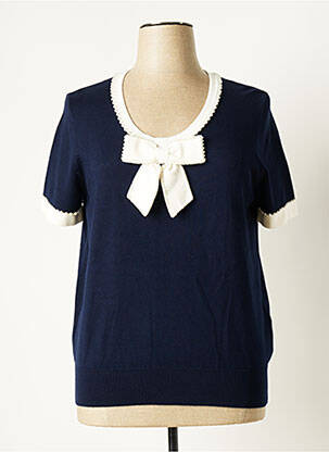 Pull bleu LEO & UGO pour femme