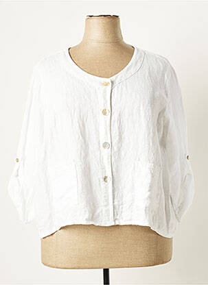 Veste casual blanc QUATTRO pour femme