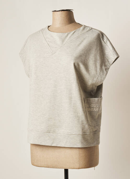 Sweat-shirt gris GUS pour femme