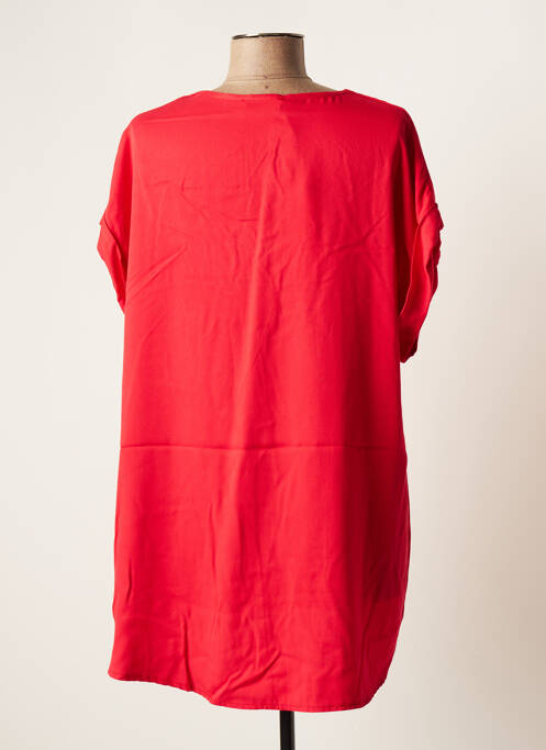 Tunique manches courtes rouge QUATTRO pour femme