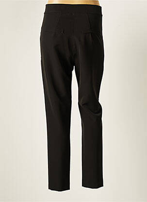 Pantalon slim taille haute taille haute noir FEUEGO femme
