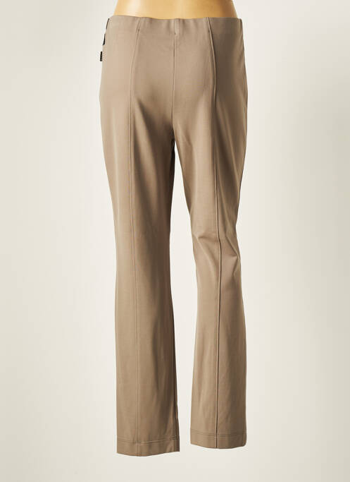Pantalon slim marron ADELINA BY SCHEITER pour femme