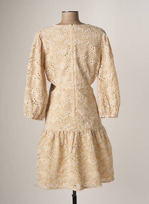 Robe mi-longue beige B.YOUNG femme