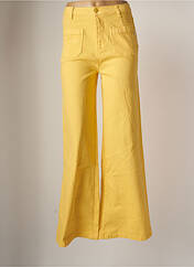 Pantalon flare jaune SURKANA pour femme seconde vue