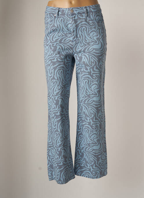 Jeans coupe droite taille normale taille normale bleu B.YOUNG femme