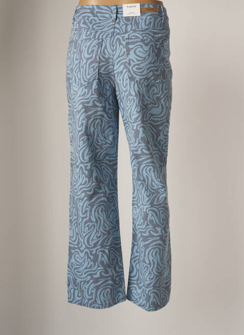 Jeans coupe droite taille normale taille normale bleu B.YOUNG femme