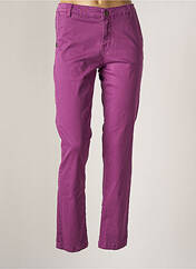 Pantalon chino violet PAKO LITTO pour femme seconde vue