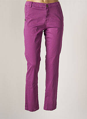 Pantalon chino violet PAKO LITTO pour femme
