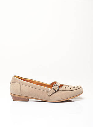 Mocassins beige THERESIA M. pour femme