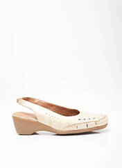 Sandales/Nu pieds beige GF CONFORT pour femme seconde vue