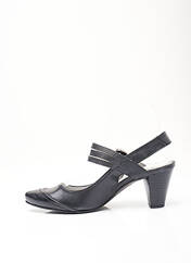 Sandales/Nu pieds noir CONNIVENCE pour femme seconde vue