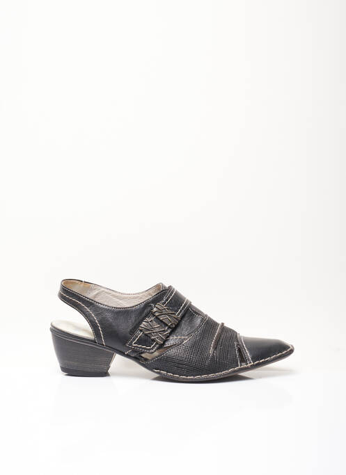 Sandales/Nu pieds noir POMARES VAZQUEZ pour femme