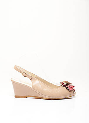 Sandales/Nu pieds beige SPIFFY pour femme