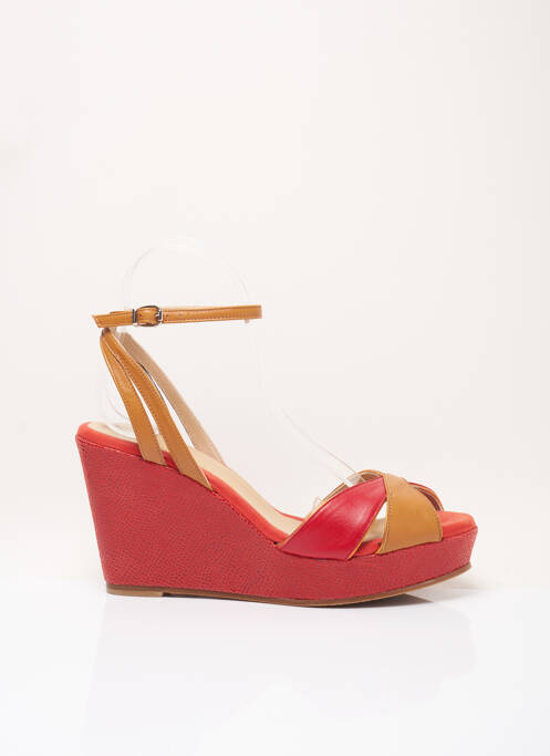 Sandales/Nu pieds rouge CRÉATIS pour femme