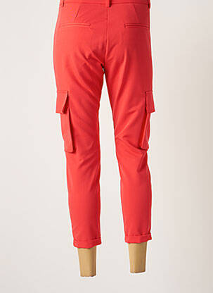 Pantalon 7/8 stretch taille normale rouge IMPERIAL femme