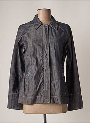 Chemisier coupe cintrée manches longues bleu SCHOOL RAG femme