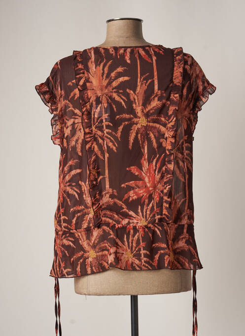 Blouse marron MAISON SCOTCH pour femme