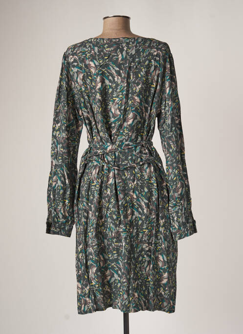 Robe mi-longue vert DIPLODOCUS femme