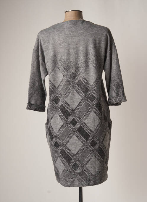 Robe pull gris NINATI pour femme