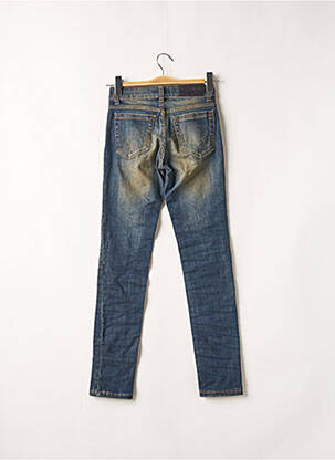 Jeans coupe slim broderie rivets taille normale bleu OTTOD'AME femme