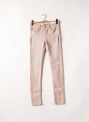 Pantalon slim skinny taille normale rose REIKO femme