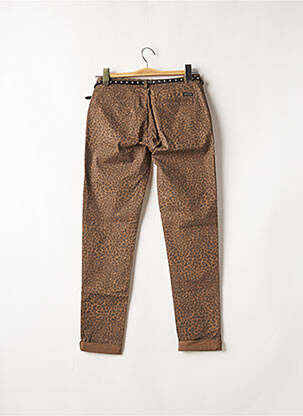 Pantalon chino taille normale taille normale marron SCOTCH & SODA femme