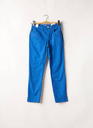Pantalon slim broderie rivets taille normale bleu SUD EXPRESS femme