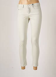 Pantalon slim broderie rivets taille normale vert MAISON SCOTCH femme