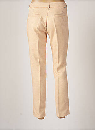 Pantalon chino taille normale taille normale jaune REIKO femme