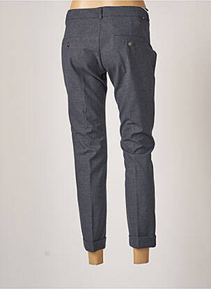 Pantalon 7/8 stretch taille normale bleu REIKO femme