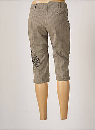 Corsaire tissage à chevrons taille normale beige CHIPIE femme