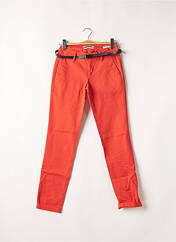 Pantalon chino orange SCOTCH & SODA pour femme seconde vue