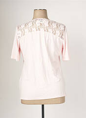 T-shirt rose LEA H. CURVE pour femme seconde vue