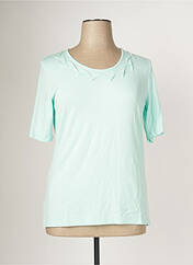 T-shirt vert LEA H. CURVE pour femme seconde vue