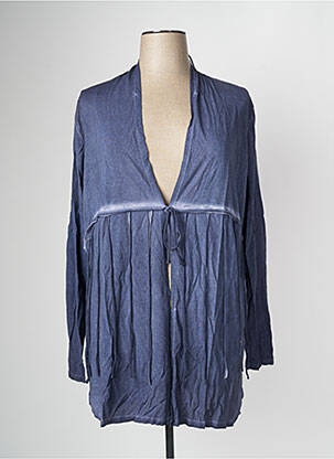 Veste casual bleu LEAH CURVE pour femme
