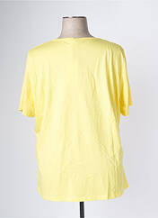 T-shirt jaune SOPHIA CURVY pour femme seconde vue