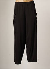 Pantalon large noir SOPHIA CURVY pour femme seconde vue